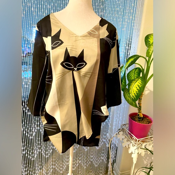 CAT BLOUSE NWOT - Picture 5 of 8